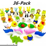 Libershine Pencil Erasers 36 pcs Animal Pencil Erasers Erasers Zoo Zoo Erasers Puzzle Erasers for Party Favors Games Prizes Carnivals and School Supplies Animal Party Favors  B07K6GY85G